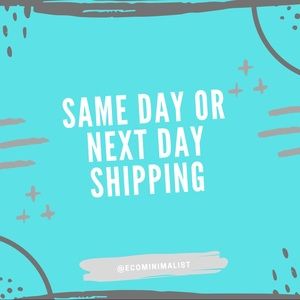 Same day or next day shipping!!